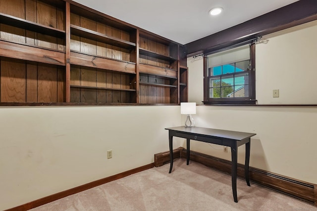 176 Nepas Rd, Fairfield, CT 06825 - unfurnished office with carpet flooring, baseboards, and recessed lighting
