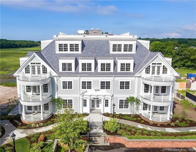 66 High St Unit 40, Guilford, CT 06437 - view of front of property with a balcony and french doors