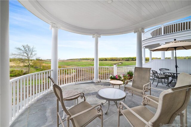 66 High St Unit 40, Guilford, CT 06437 - view of patio featuring outdoor dining space