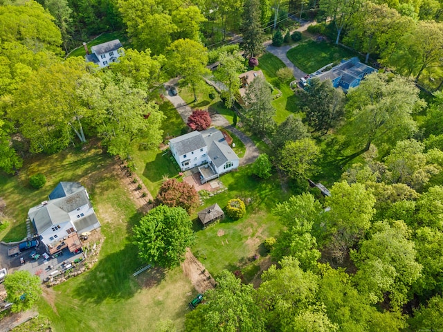 10 Rockwood Ln, Danbury, CT 06811 - aerial view of a heavily wooded area