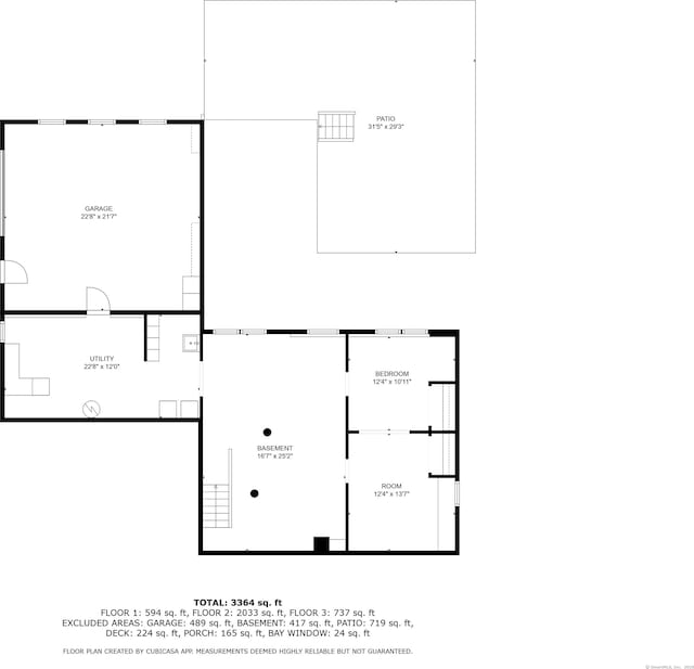 10 Rockwood Ln, Danbury, CT 06811 - floor plan / room layout