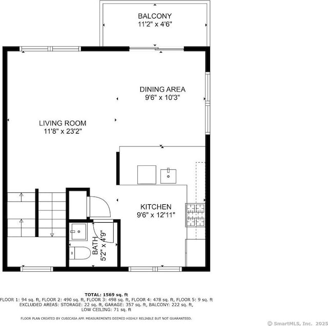 20 3rd St Unit 4, Stamford, CT 06905 - home floor plan