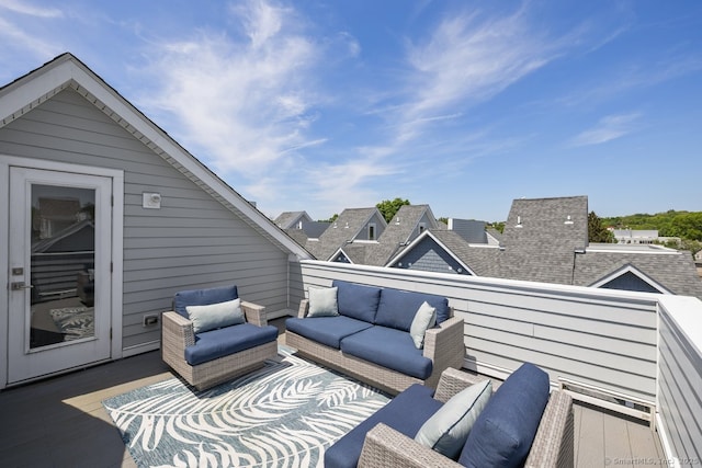 20 3rd St Unit 4, Stamford, CT 06905 - wooden terrace featuring an outdoor hangout area