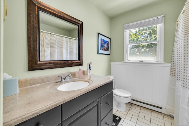 10 Harvard Ter, Norwich, CT 06360 - bathroom with a baseboard radiator and vanity