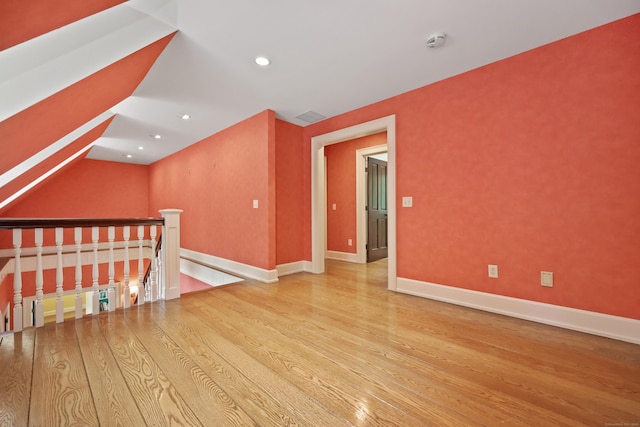 70 Sill Ln, Old Lyme, CT 06371 - unfurnished room with wood finished floors, baseboards, a smoke detector, and recessed lighting