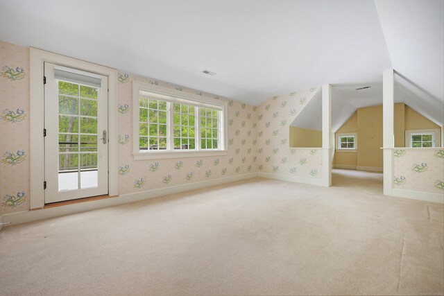 70 Sill Ln, Old Lyme, CT 06371 - additional living space with carpet flooring, wallpapered walls, and baseboards