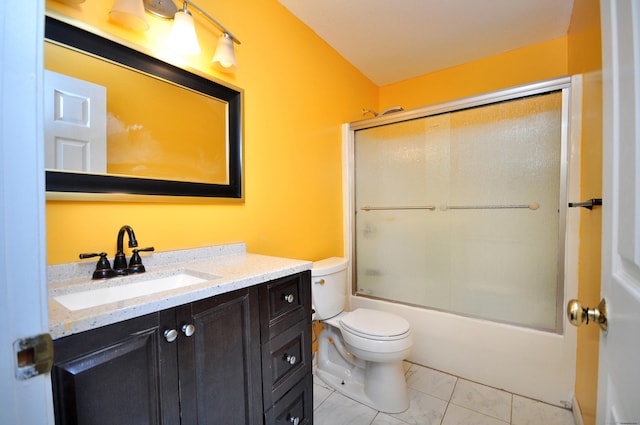 20 Nessa Way, Rocky Hill, CT 06067 - bathroom featuring toilet, vanity, marble finish flooring, and combined bath / shower with glass door
