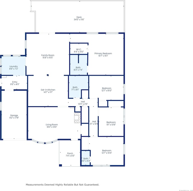 23 Poplar St, Norwalk, CT 06855 - floor plan / room layout