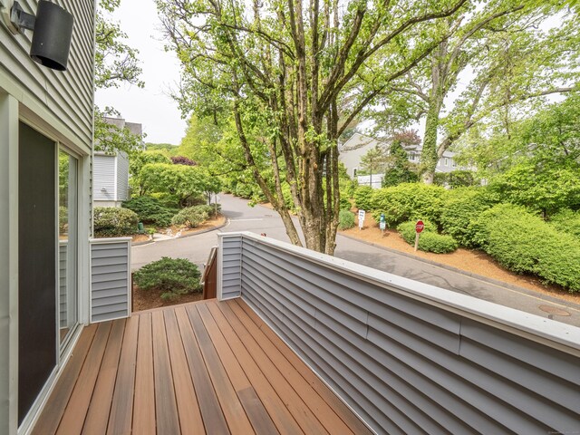 24 Wilton Crst Unit 24, Wilton, CT 06897 - view of wooden terrace