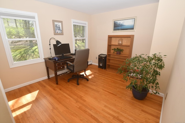 27 Regency Dr, North Haven, CT 06473 - office space featuring plenty of natural light, light wood finished floors, and baseboards