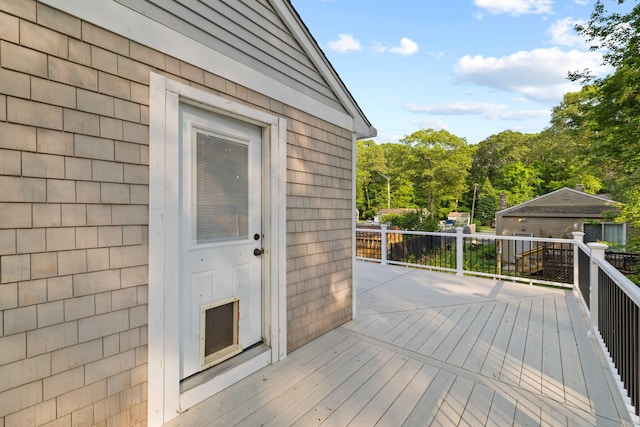 11 Osprey Ln, East Lyme, CT 06357 - view of wooden deck