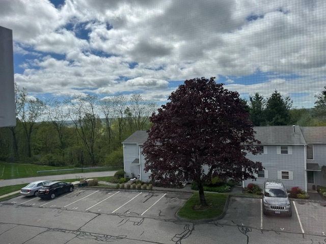 exterior view of a parking lot