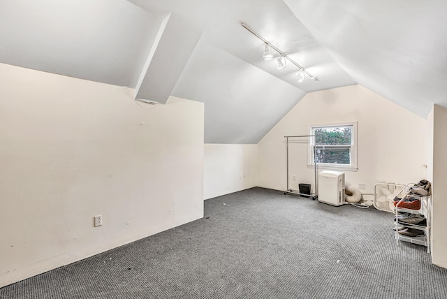 592 Courtland Ave, Bridgeport, CT 06605 - bonus room featuring lofted ceiling and carpet flooring