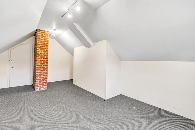 592 Courtland Ave, Bridgeport, CT 06605 - additional living space with carpet floors and vaulted ceiling