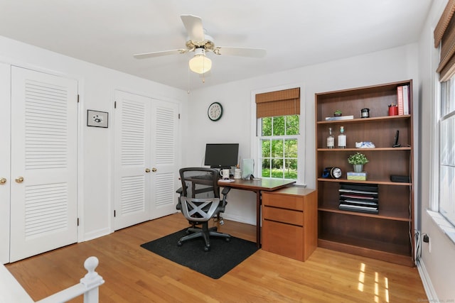 24 Richards Ln, Norwalk, CT 06851 - office space featuring light wood finished floors and ceiling fan