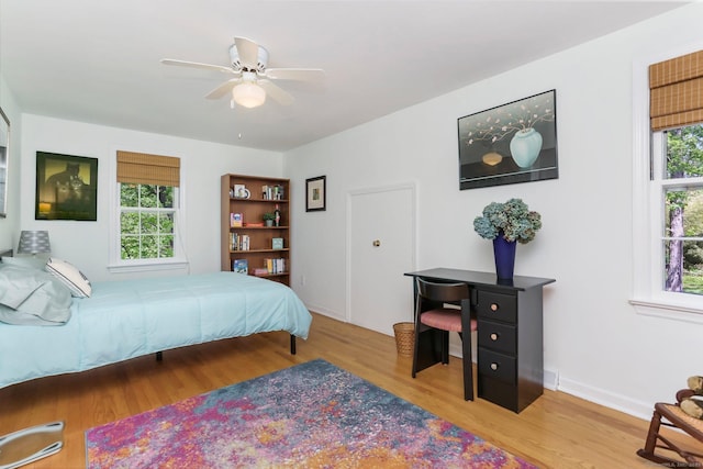24 Richards Ln, Norwalk, CT 06851 - bedroom featuring wood finished floors and ceiling fan