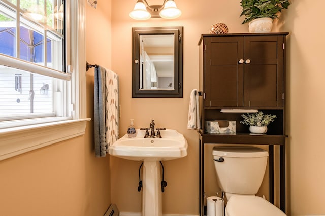 121 Dinatali Dr, Waterbury, CT 06705 - half bath with plenty of natural light and toilet