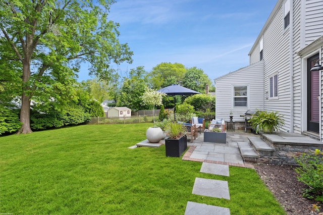 76 Glenbrook Rd, West Hartford, CT 06107 - view of yard with a patio and an outdoor living space