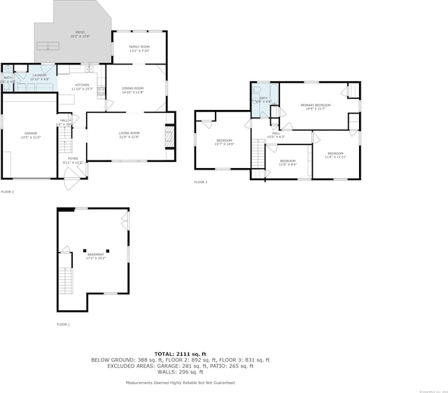 76 Glenbrook Rd, West Hartford, CT 06107 - view of floor plan / room layout