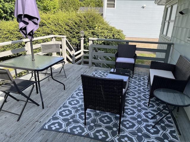 view of deck