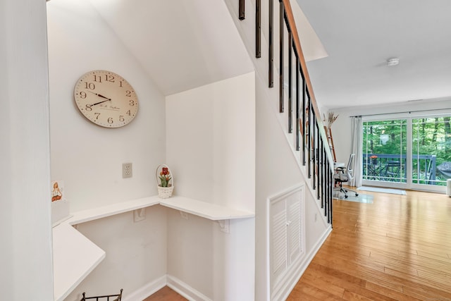 123 Old Belden Hill Rd Apt 41, Norwalk, CT 06850 - stairs with wood finished floors