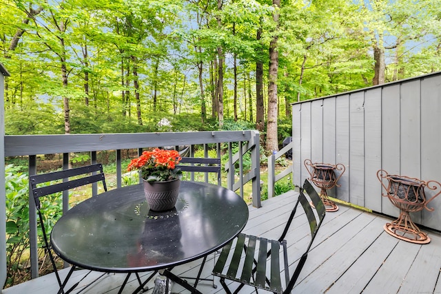 123 Old Belden Hill Rd Apt 41, Norwalk, CT 06850 - deck featuring outdoor dining area