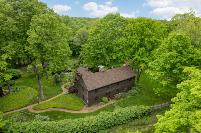 804 Forest Rd, North Branford, CT 06472 - aerial view of property and surrounding area with a forest