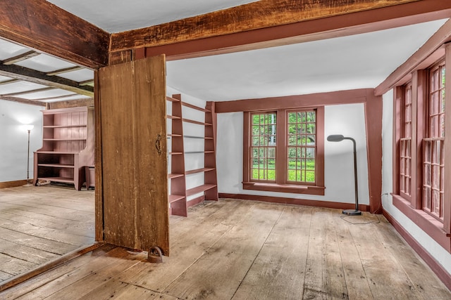 804 Forest Rd, North Branford, CT 06472 - unfurnished room featuring hardwood / wood-style flooring and baseboards