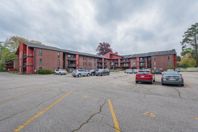view of uncovered parking lot