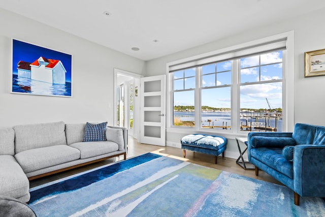 52 Old N Rd, Stonington, CT 06355 - living room with wood finished floors and baseboards