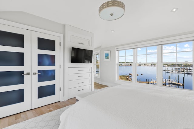 52 Old N Rd, Stonington, CT 06355 - bedroom featuring light wood-style floors and a closet