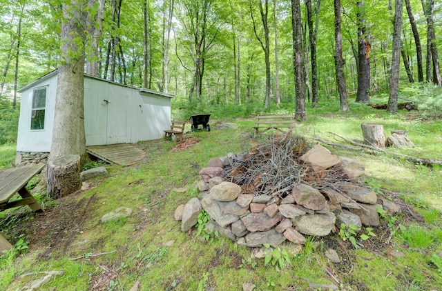 7 Parker Rd, Willington, CT 06279 - view of yard
