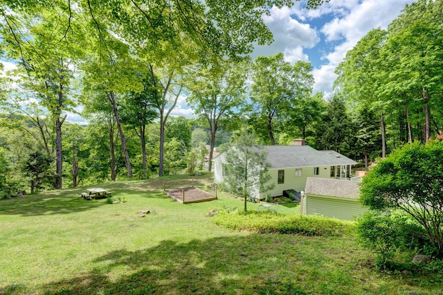 7 Parker Rd, Willington, CT 06279 - view of grassy yard with a vegetable garden