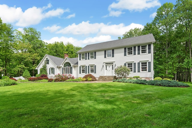 6 Galilee Way, Newtown, CT 06470 - colonial home featuring a front lawn