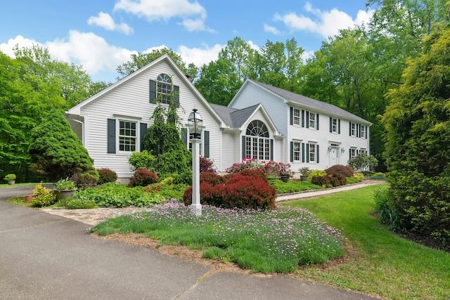 6 Galilee Way, Newtown, CT 06470 - colonial house featuring a front lawn