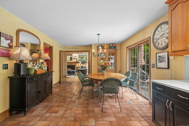 6 Galilee Way, Newtown, CT 06470 - dining area with a chandelier and baseboards