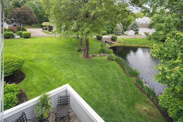 44 Hale Ln, Darien, CT 06820 - view of grassy yard with a water view