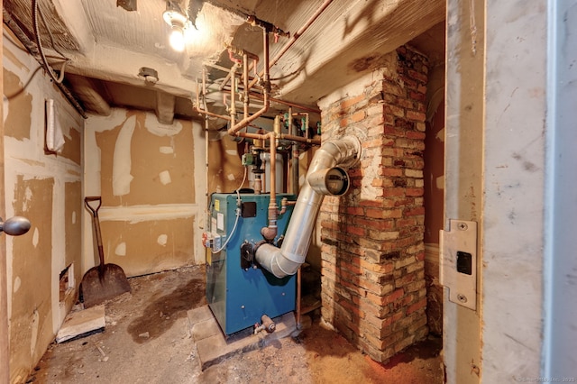 utilities featuring a heating unit