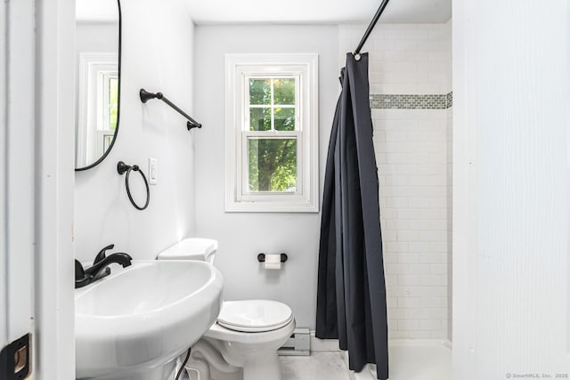 17 Emily Rd, East Windsor, CT 06016 - full bath with a stall shower, toilet, and a sink