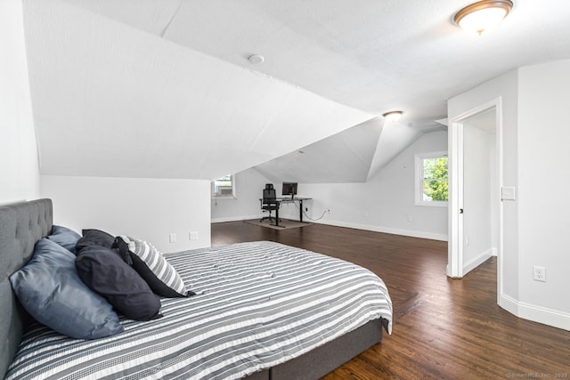 17 Emily Rd, East Windsor, CT 06016 - bedroom with wood finished floors, baseboards, and lofted ceiling
