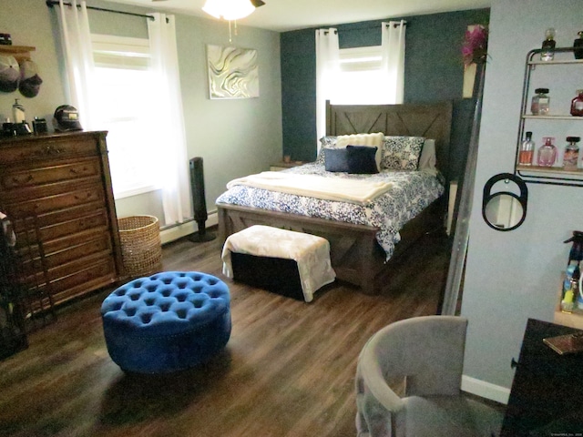23 Hell Hollow Rd, Sterling, CT 06384 - bedroom with wood finished floors and baseboard heating