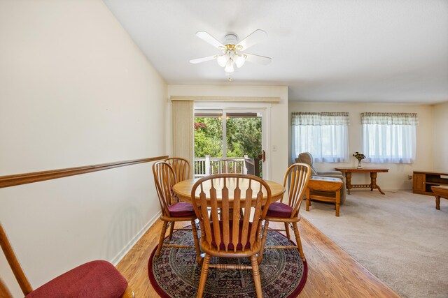 21 Cannon Ridge Dr Unit 21, Watertown, CT 06795 - dining room with ceiling fan and baseboards