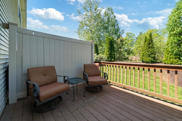 view of deck