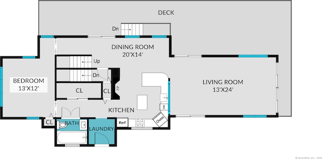 32 Beeholm Rd, Redding, CT 06896 - floor plan / room layout