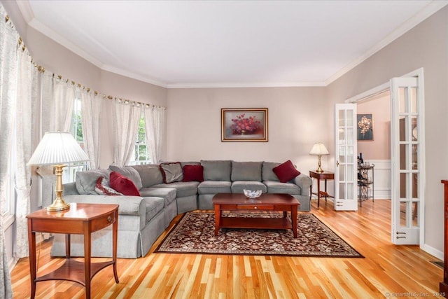 9 Rosick Rd, Wallingford, CT 06492 - living room with wood finished floors and ornamental molding