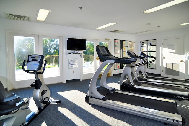 5 Spyglass Dr Unit 5, Avon, CT 06001 - gym featuring french doors