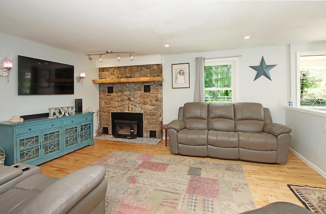 113 Codfish Hill Rd, Bethel, CT 06801 - living room featuring wood finished floors and recessed lighting