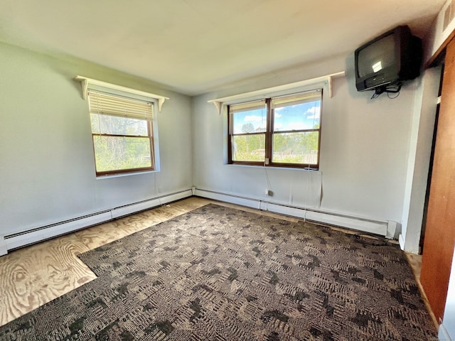 343 Lebanon Ave, Lebanon, CT 06249 - spare room with a baseboard radiator and wood finished floors