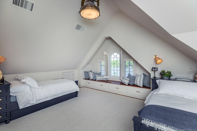 55 Lake Dr S, New Fairfield, CT 06812 - carpeted bedroom featuring vaulted ceiling