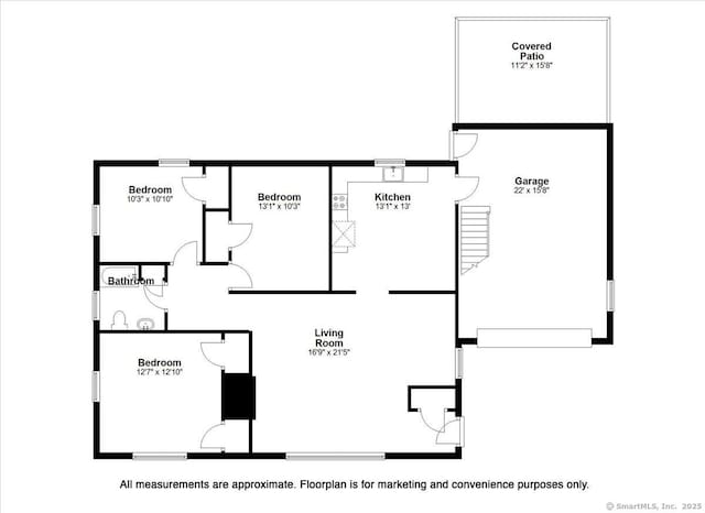 1 Triangle Ter, Danbury, CT 06810 - floor plan / room layout